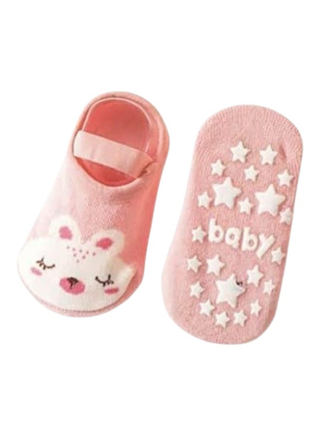 شراب أطفال من القطن مانعة للانزلاق مع رسومات كرتونية للأولاد والبنات،small  3-36 شهر، موديل 373